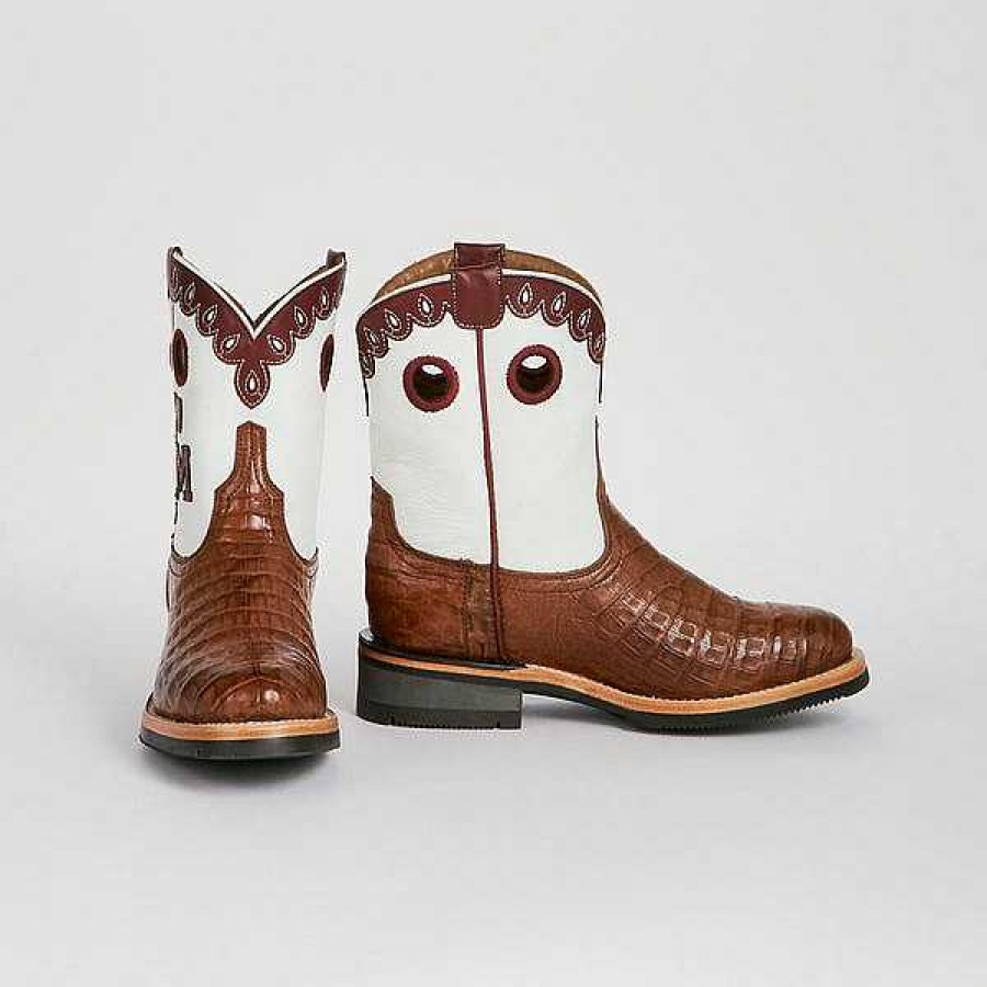 Women Lucchese | Women'S A&M Exotic Barn Boot