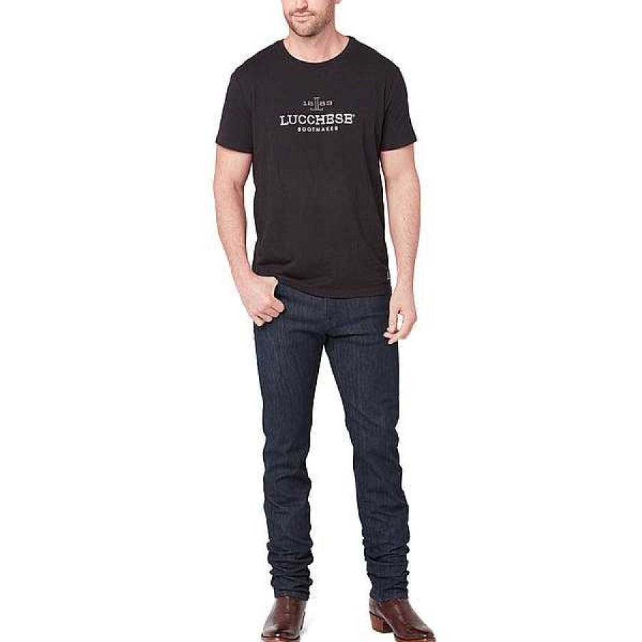 Men Lucchese | Men'S Lucchese Classic Embroidered Tee