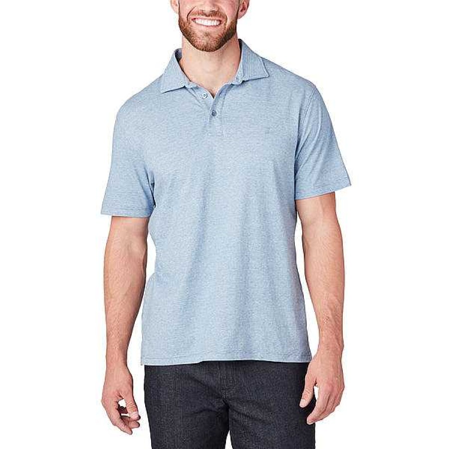 Men Lucchese | Lucchese Pima Cotton Polo