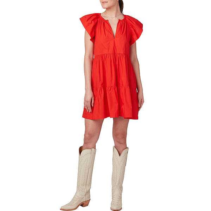 Women Lucchese | Kara Flutter Dress