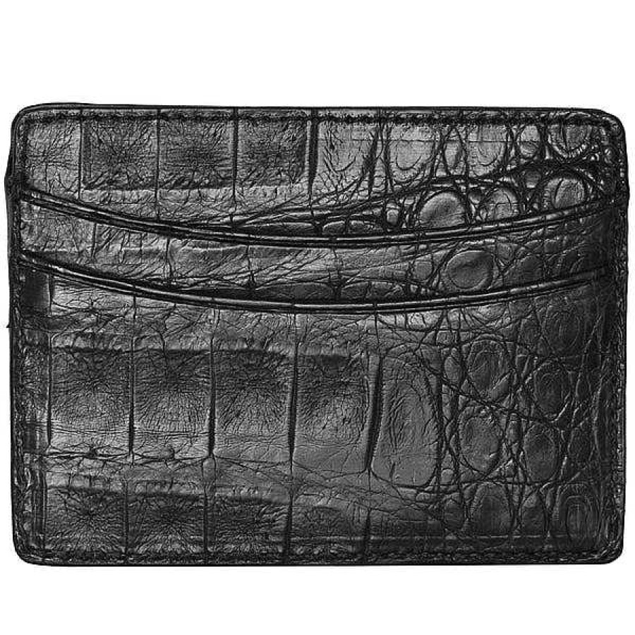 Men Lucchese | Credit Card Case Crocodile