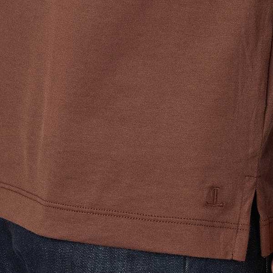 Men Lucchese | Long Sleeve Pima Cotton Tee