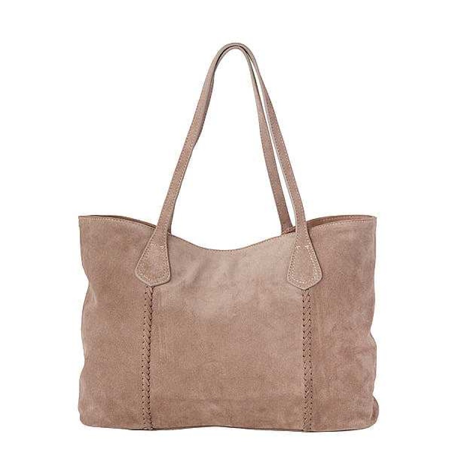 Women Lucchese | Suede Tote