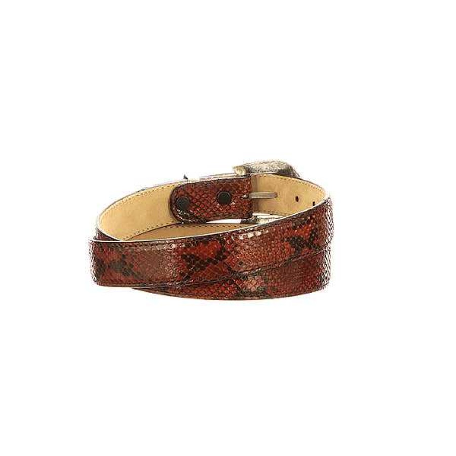 Women Lucchese | Python Belt