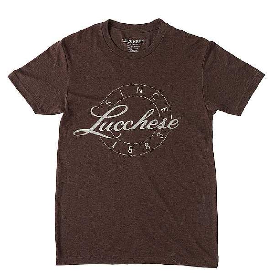 Men Lucchese | Lucchese Retro Distressed Tee