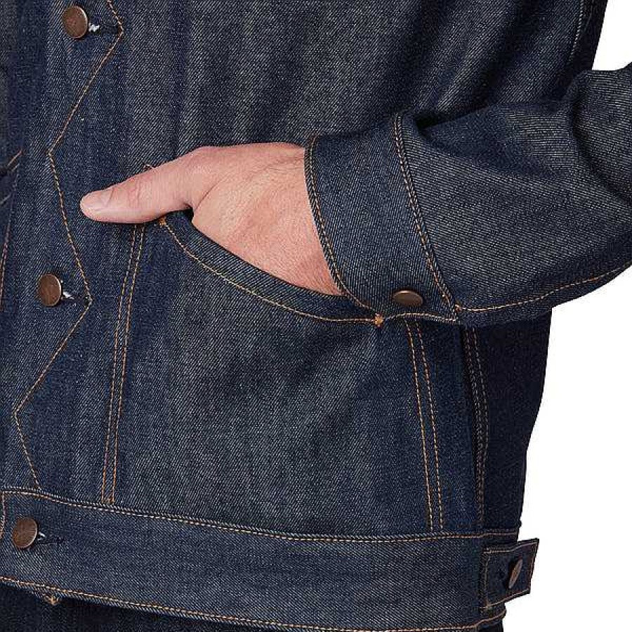 Men Lucchese | Wrangler X Lucchese Men'S Denim Jacket