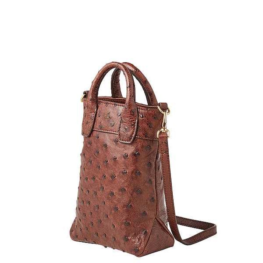 Women Lucchese | Mini Ostrich Shopper