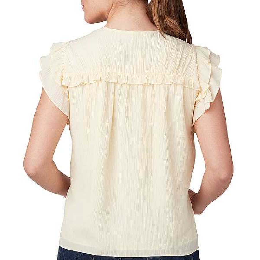 Women Lucchese | Phoebe Ruffle Blouse