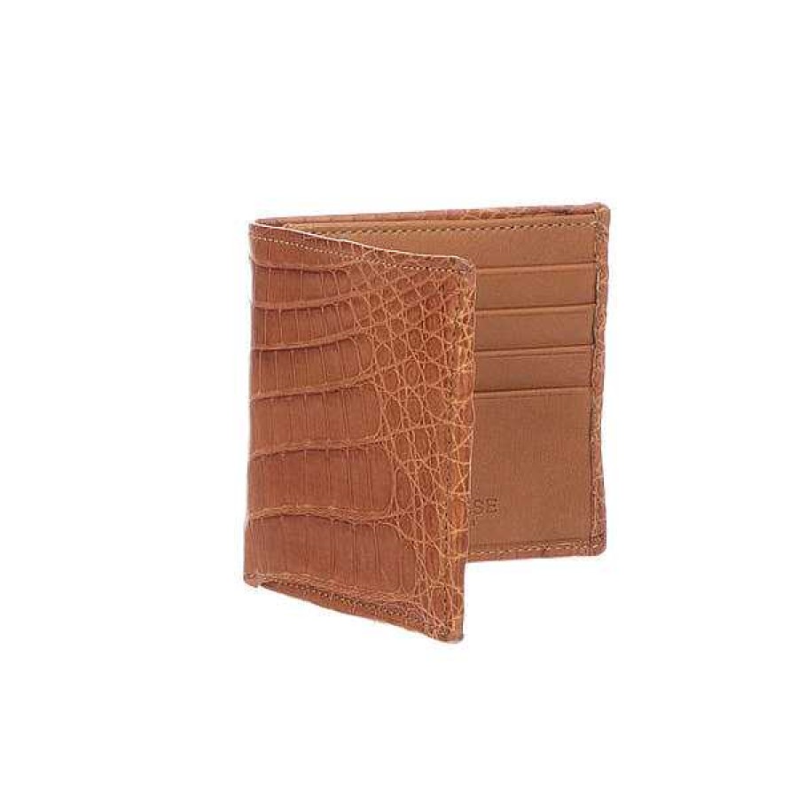 Men Lucchese | Hipster Wallet Crocodile