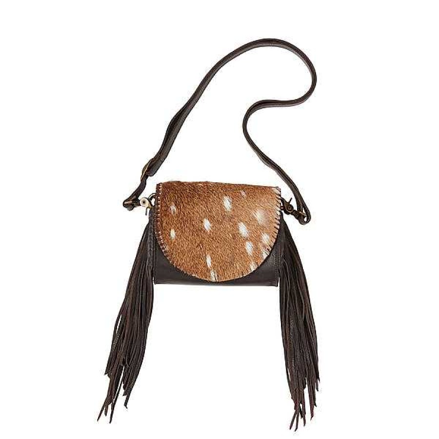 Women Lucchese | Axis Fringe Flap Crossbody