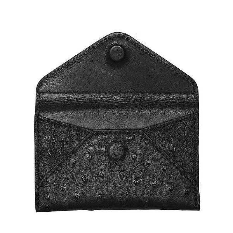 Men Lucchese | Envelope Card Case Ostrich