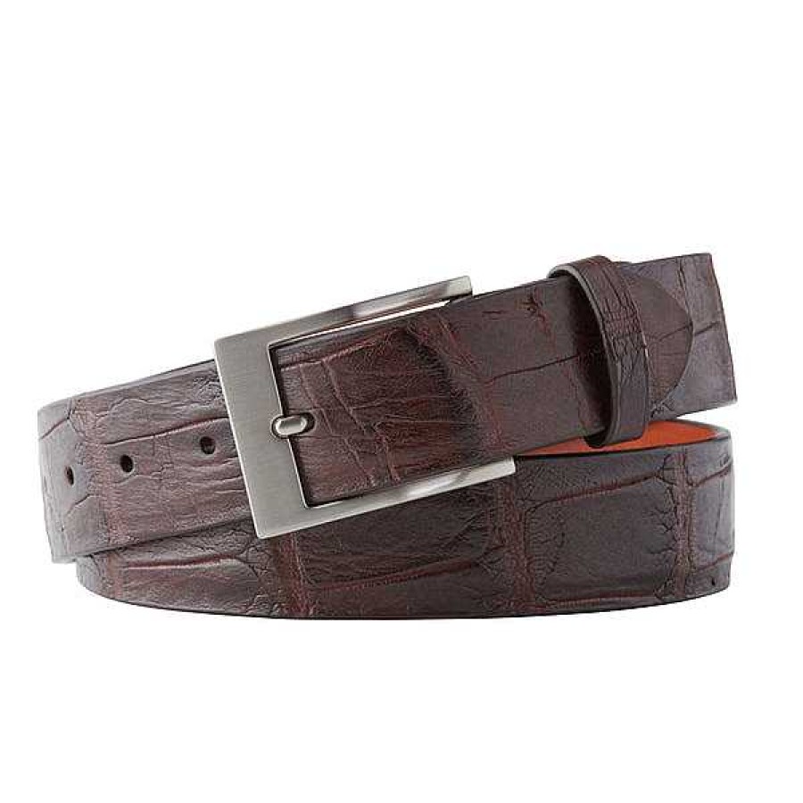 Men Lucchese | Exotic Dress Belt