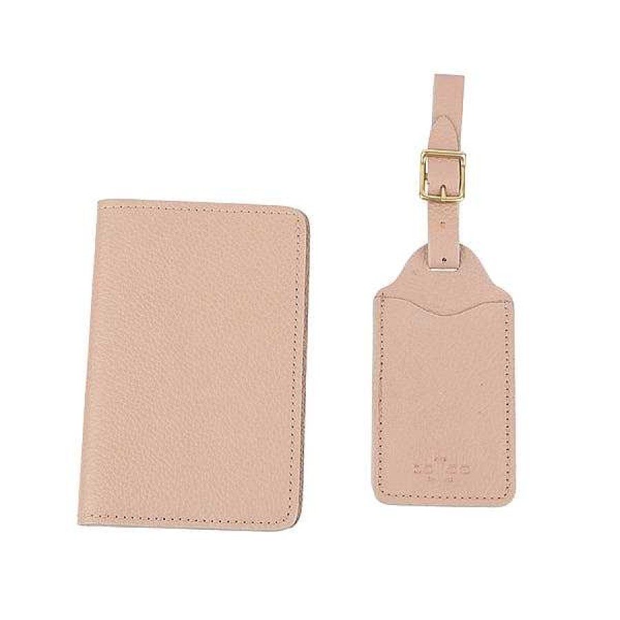 Men Lucchese | Luggage Tag Passport Duo