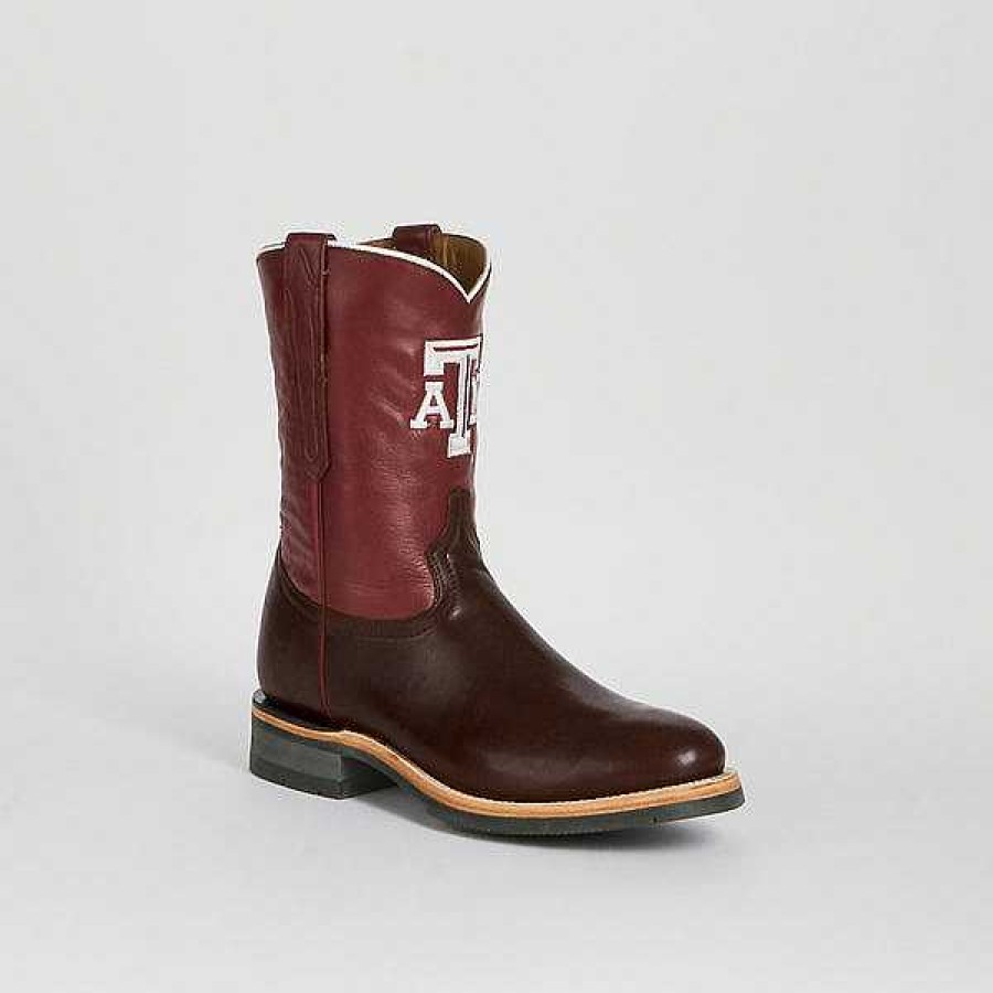 Men Lucchese | Men'S A&M Roper Barn Boot