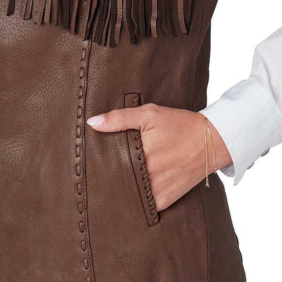 Women Lucchese | Fringe Vest