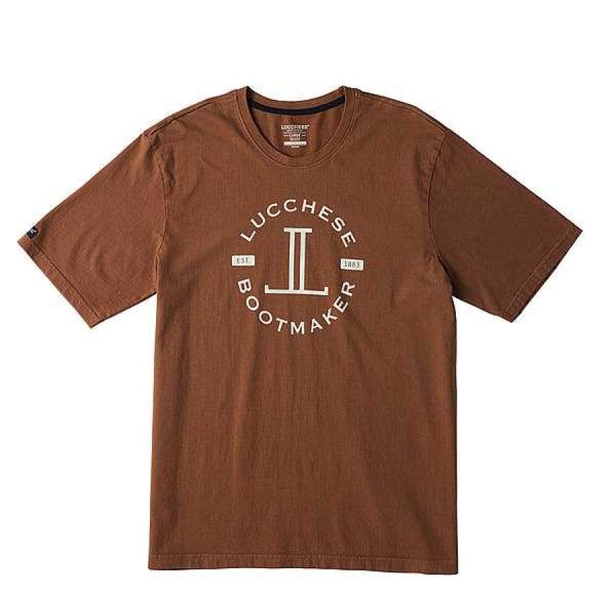 Men Lucchese | Lucchese Badge Tee