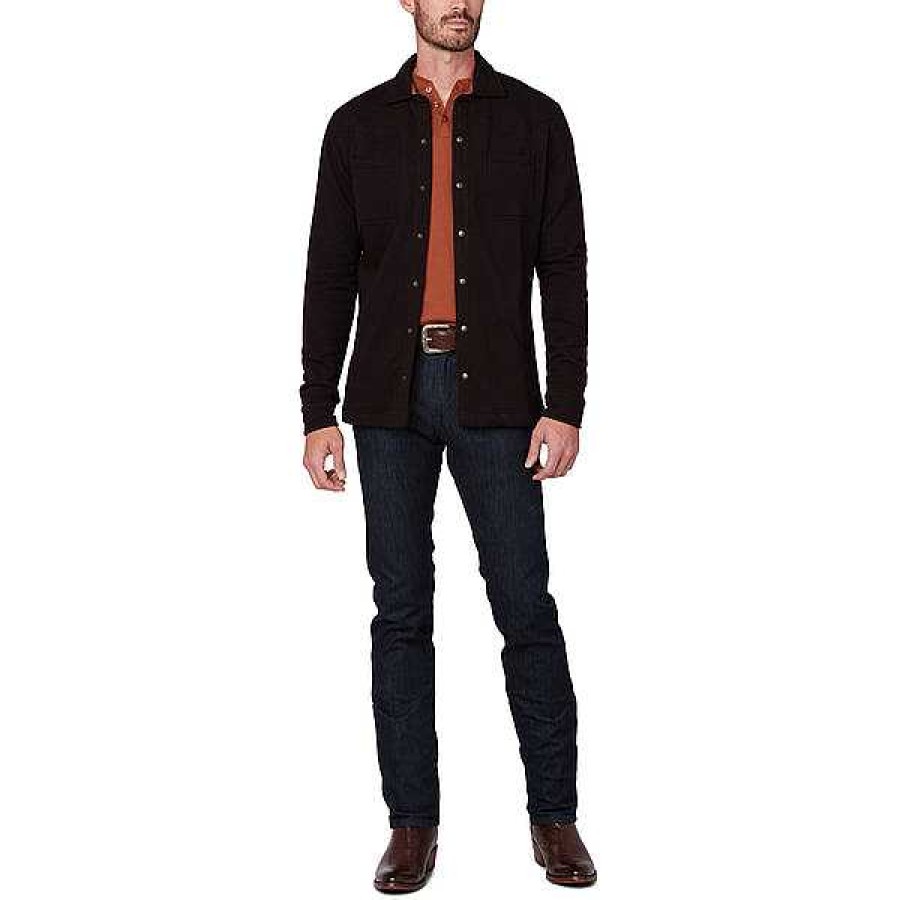 Men Lucchese | Heavy Fleece Shirt Jacket