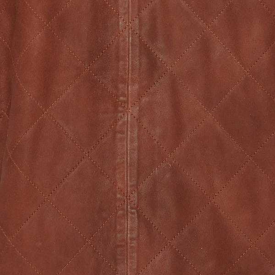 Men Lucchese | Waxed Suede Vest