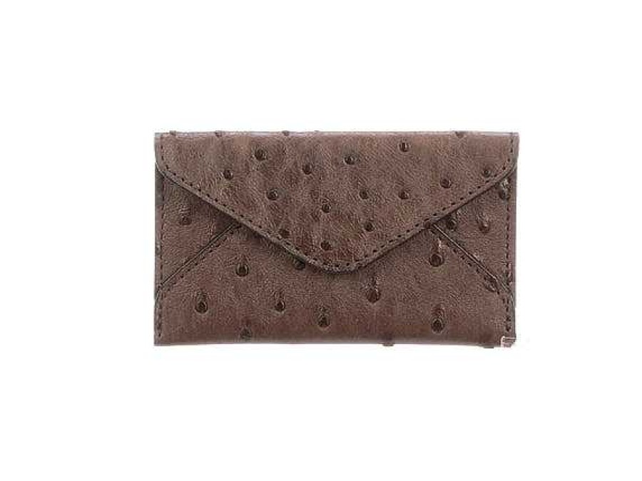 Men Lucchese | Envelope Card Case Ostrich