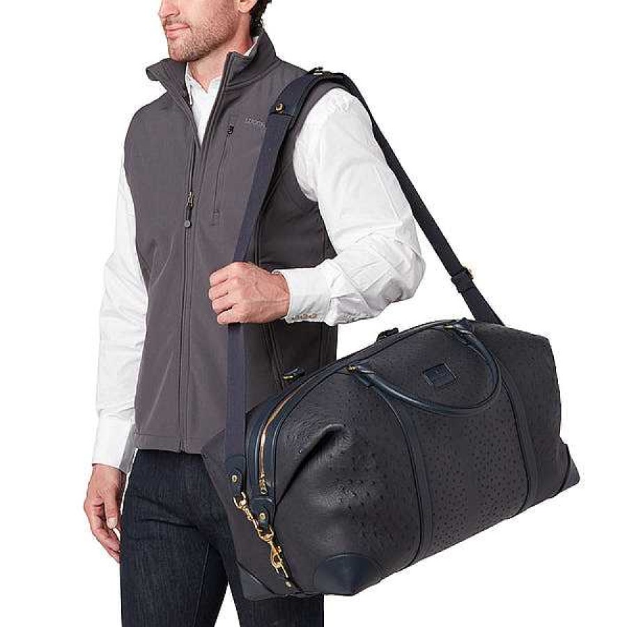 Men Lucchese | Ostrich Duffle - Large