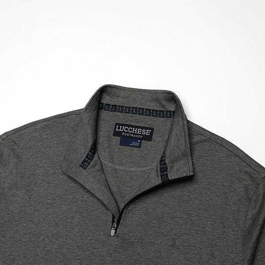 Men Lucchese | Lightweight Quarter Zip