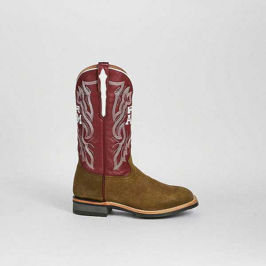 Men Lucchese | Men'S A&M Horseman Barn Boot