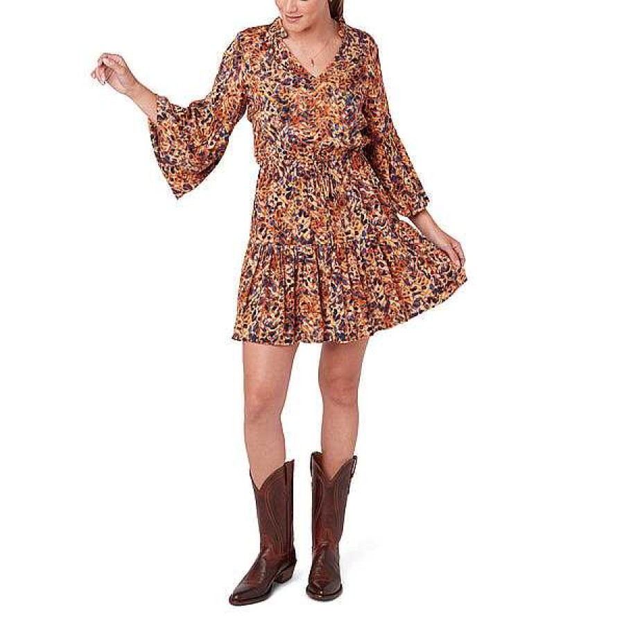 Women Lucchese | Alanna Long Sleeve Dress