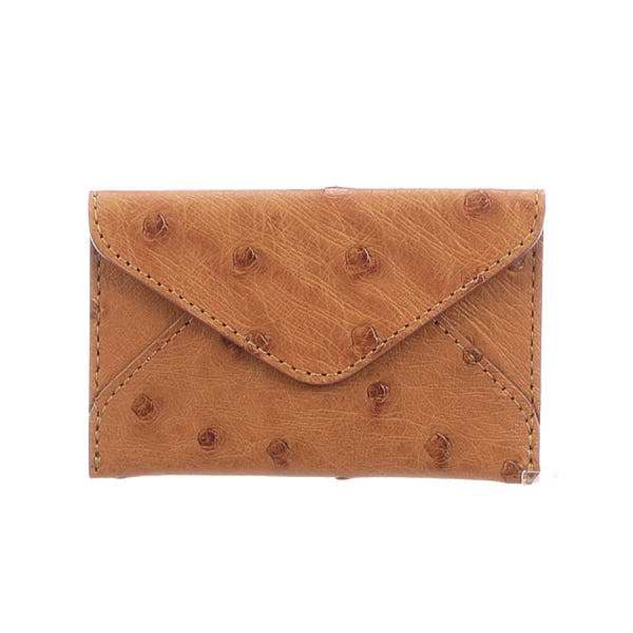 Men Lucchese | Envelope Card Case Ostrich