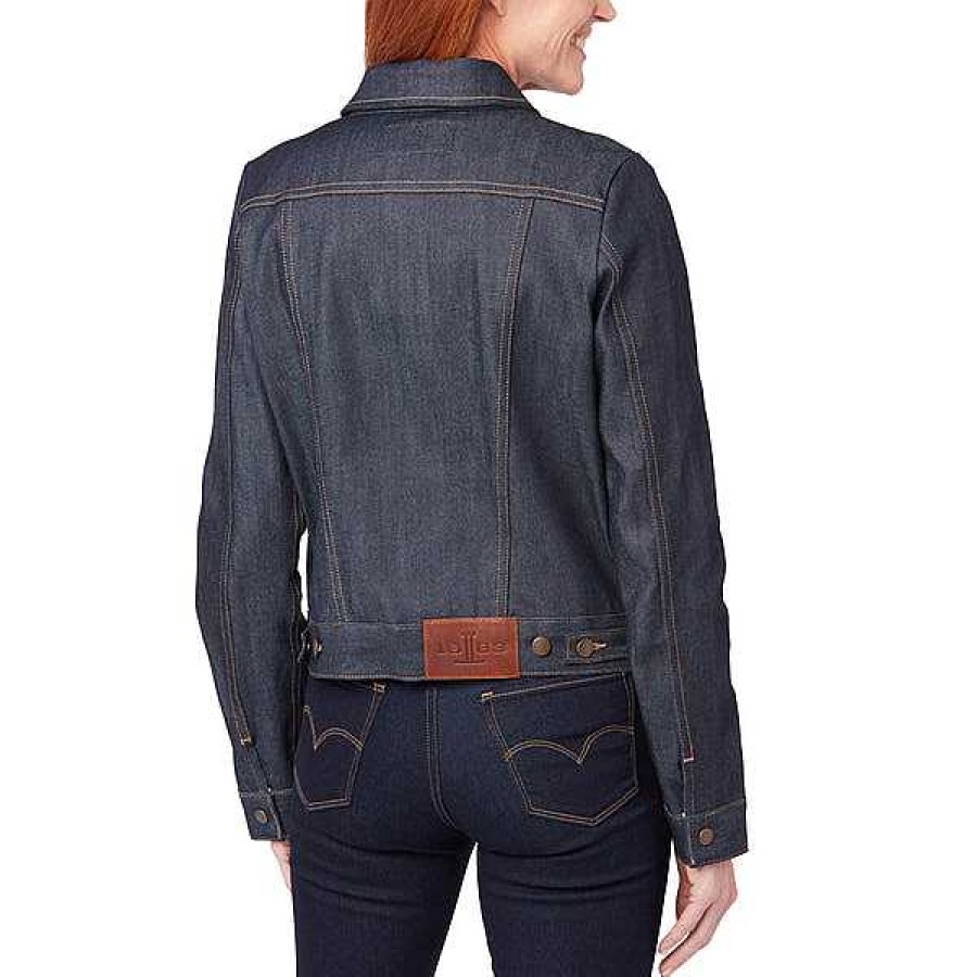 Women Lucchese | Wrangler X Lucchese Women'S Denim Jacket