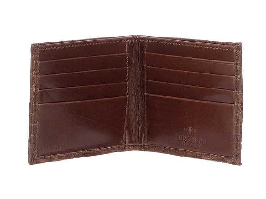 Men Lucchese | Hipster Wallet Crocodile