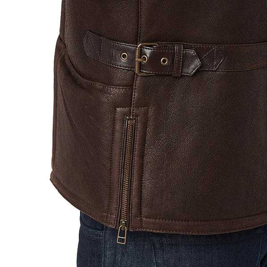 Men Lucchese | Shearling Vest