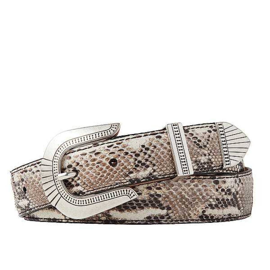 Women Lucchese | Python Belt