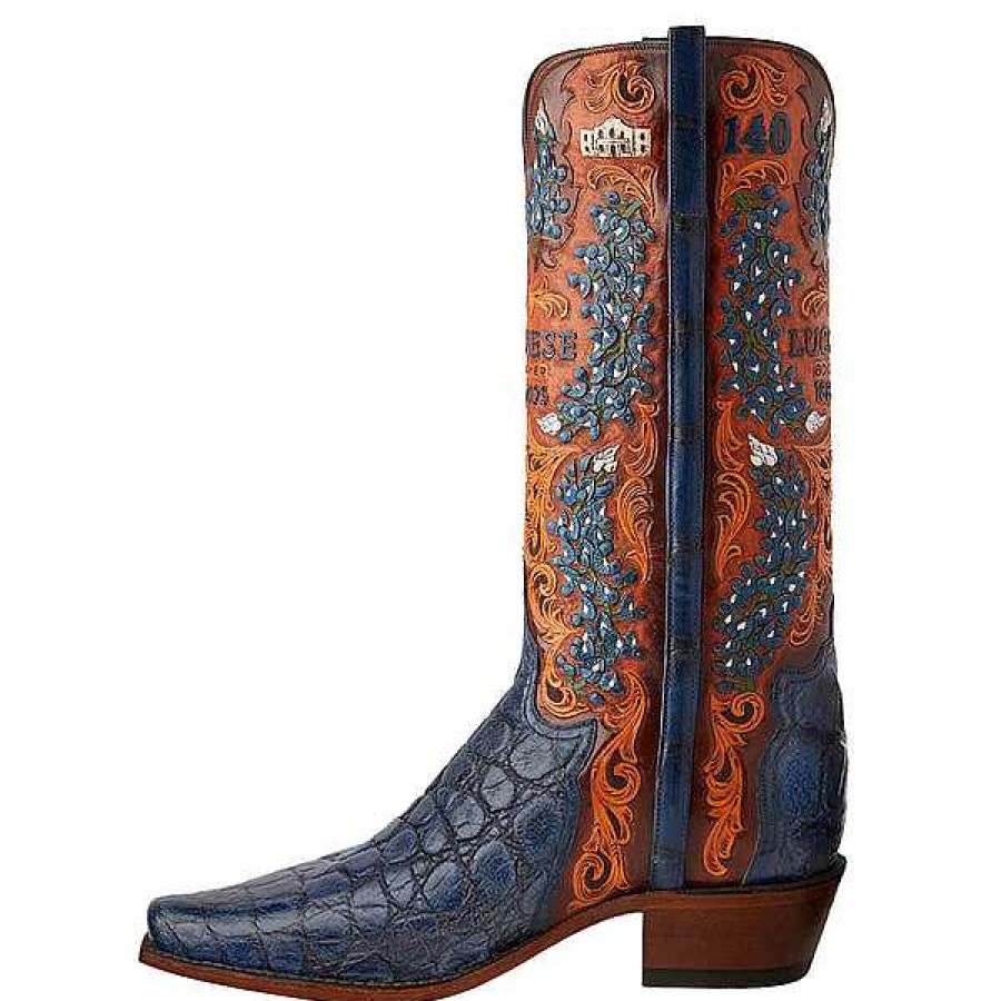 Women Lucchese | Women'S Bluebonnet 140Th Anniversary Boot