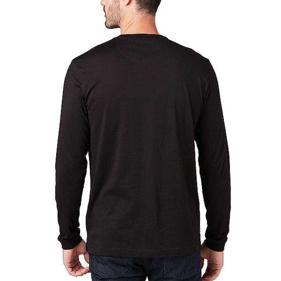 Men Lucchese | Long Sleeve Pima Cotton Tee