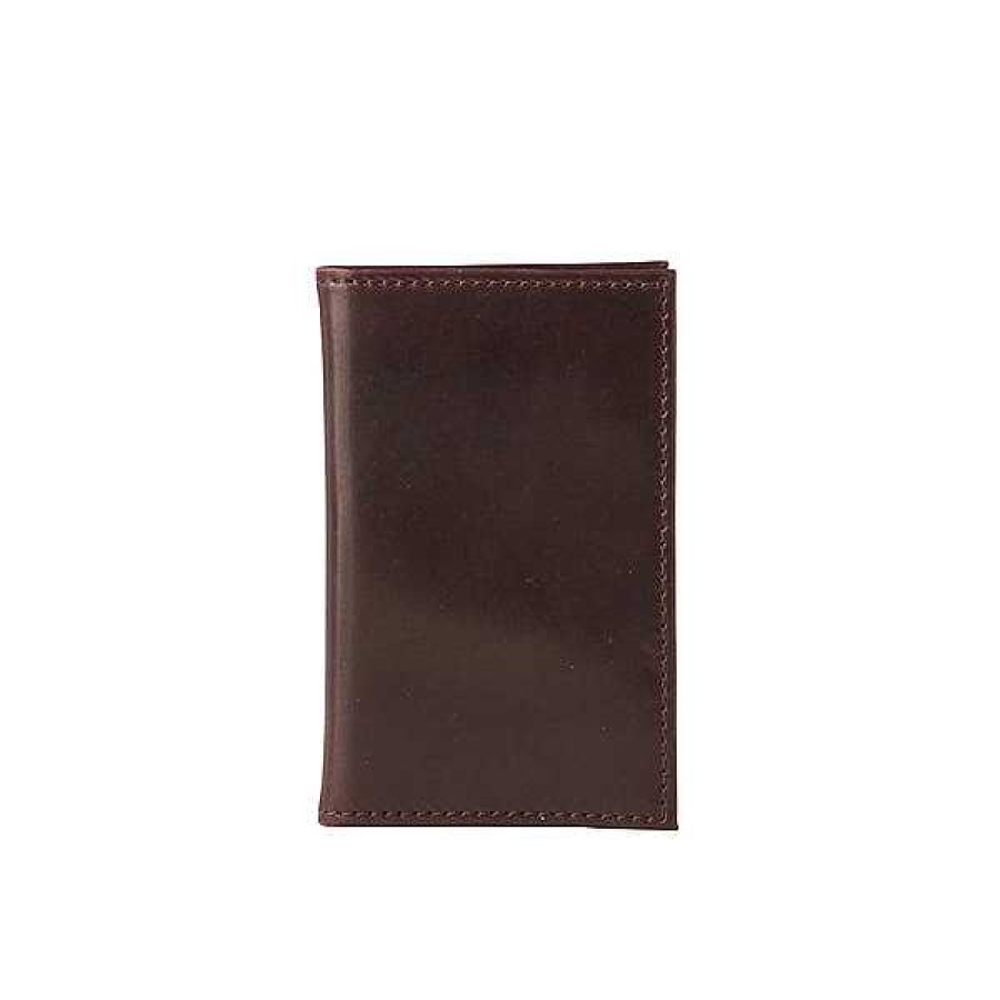 Men Lucchese | Card Case - Cordovan